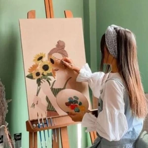 عکس ایده نقاشی روی بوم 🐳🦋