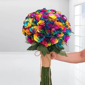 عکس 🌸معنی رنگ های مختلف گل🌸