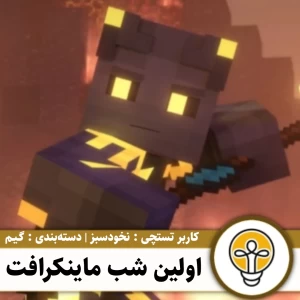 عکس اولین شب ماینکرافت